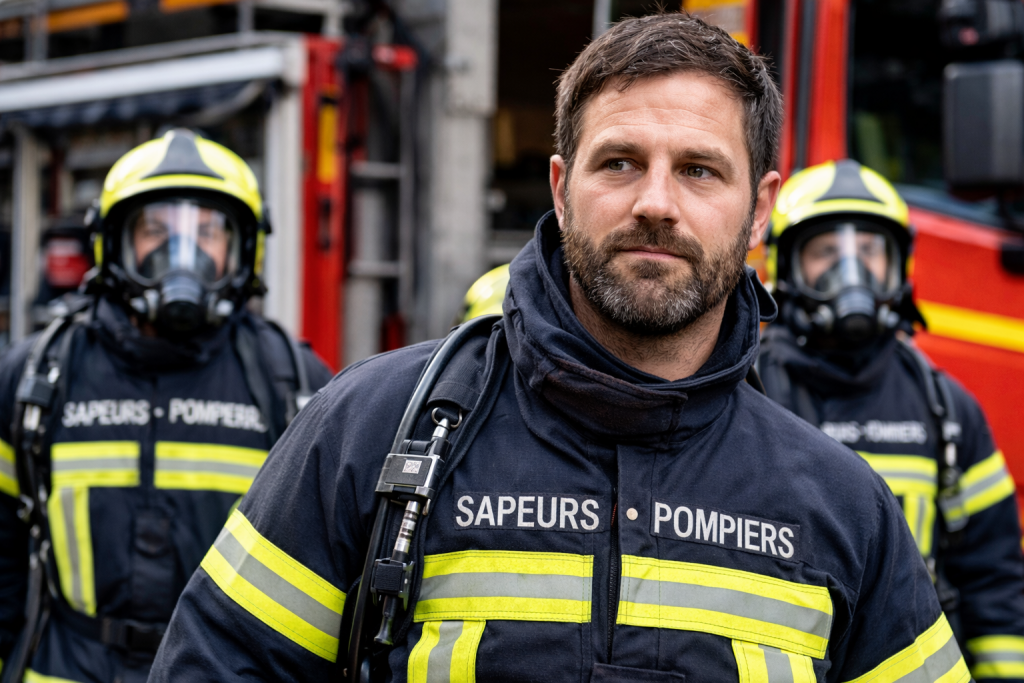 Afeitado obligatorio para intervenir con ERA en Francia (SDIS 59 Nord)