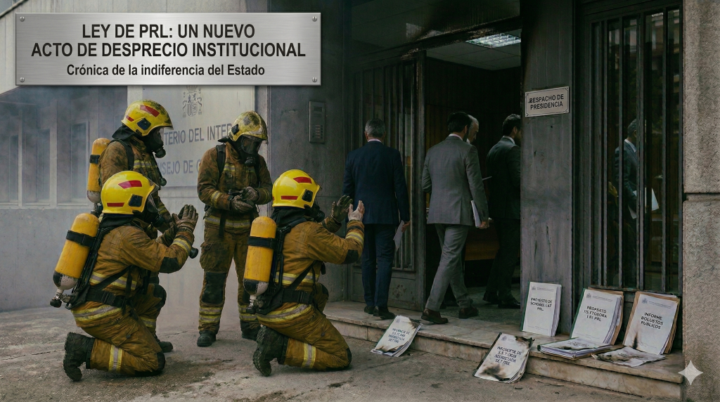 Anteproyecto reforma de la ley de PRL: alegaciones ante un nuevo desprecio del estado a los bomberos públicos