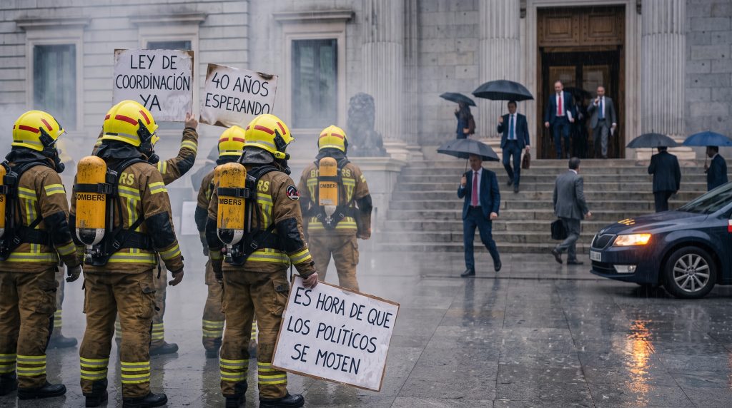 Es hora de que los políticos se mojen por los bomberos